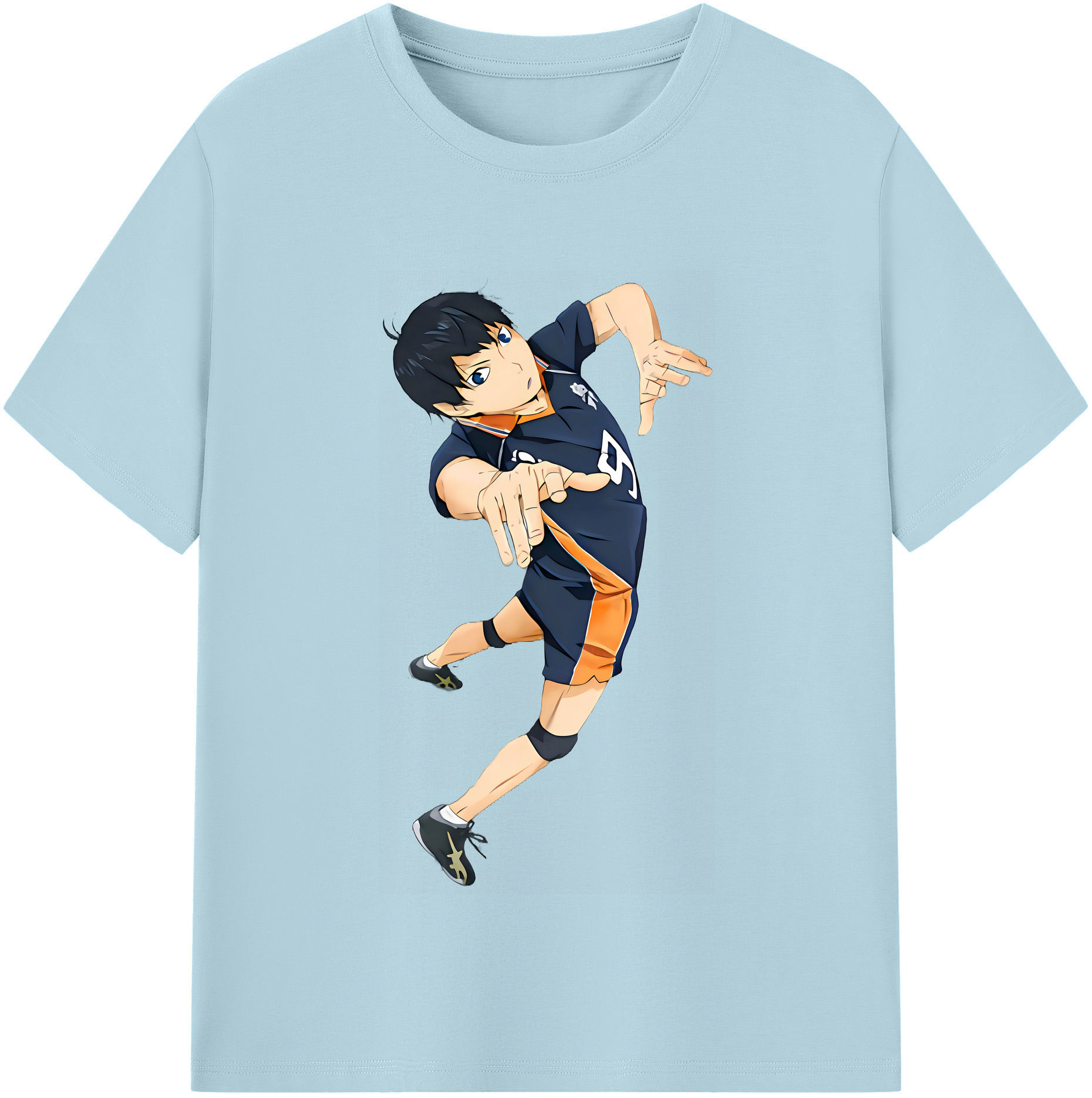 （画像用） ハイキュー!! Haikyu!! 綿100％半袖Tシャツ（フロントプリント）